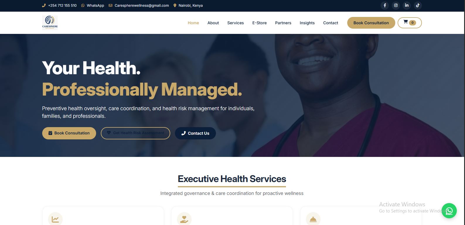 CareSphere Dashboard